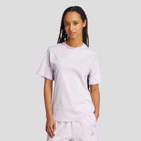 Camiseta Adidas ESS 3 Stripes Feminina Lilás