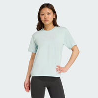 Camiseta Adidas Essentials Feminina Verde Água