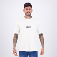 Camiseta Adidas Letter Logo Linear Branca