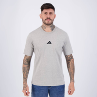 Camiseta Adidas Small Logo Cinza