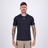 Camiseta Fila Sun Protect Breezy Logo Preta
