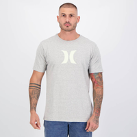 Camiseta Hurley Icon Logo Cinza