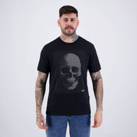 Camiseta MCD Caveira Relevo Preta