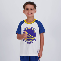 Camiseta NBA Golden State Sorority Infantil Branca