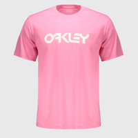 Camiseta Oakley Mark II SS Rosa e Branca
