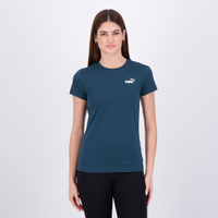 Camiseta Puma ESS Small No. 1 Logo Feminina Verde