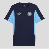 Camiseta Puma Manchester City Ftblarchive 2025 Azul Marinho