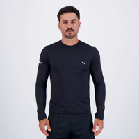 Camiseta Puma Manga Longa UV50+ Preta