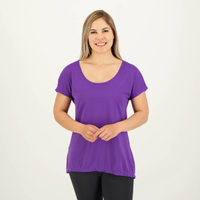 Camiseta Selene Dryfit Básica Feminina Roxa