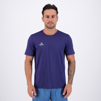 Camiseta Topper Regular Fit UV50 Marinho
