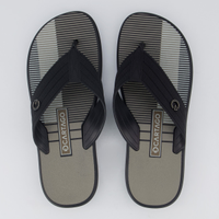 Chinelo Cartago Montreal Preto e Marrom