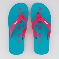 Chinelo Oakley Zeal Azul e Rosa