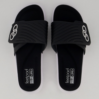 Chinelo Olympikus Melbourne 2 Branco e Preto