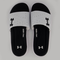 Chinelo Under Armour Ignite VI SE Branco e Preto