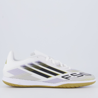 Chuteira Adidas F50 Club Futsal Branca e Preto