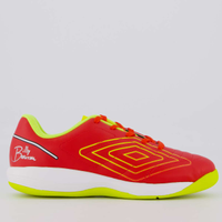 Chuteira Futsal Umbro BR Futsal Juvenil Vermelha