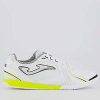 Chuteira Joma Dribling Futsal Branca e Cinza