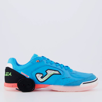 Chuteira Joma Top Flex Futsal Azul Claro