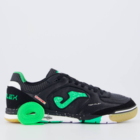 Chuteira Joma Top Flex Rebound Futsal Preta e Verde