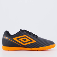 Chuteira Umbro Adamant Top Speed Futsal Juvenil Preta