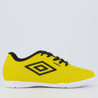 Chuteira Umbro Class Footballer Futsal Juvenil Amarela e Preta