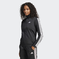 Jaqueta Adidas Tricot 3 Stripes Feminina Preta