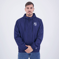 Jaqueta New Era Corta Vento MLB New York Yankees Basic Marinho