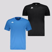 Kit 2 Camisas Kappa Modena Preta e Azul