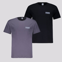 Kit 2 Camisetas Nicoboco Tianno Preta e Cinza