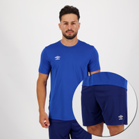 Kit de Uniforme Umbro TWR Striker II Azul