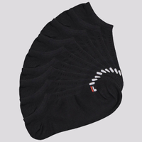 Kit Meia 9 Pares Fila Cano Curto Lisa Preto