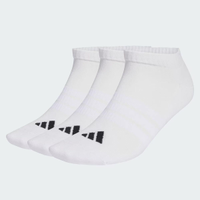 Kit Meia Adidas ESS Low 3 Pares Branca e Preta