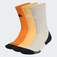Kit Meia Adidas PRF C CC CRW 3 Pares Laranja e Cinza