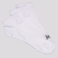 Kit Meia Adidas Sportswear Invisível 3 Pares Branco