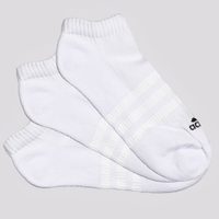 Kit Meia Adidas Spw Cano Baixo 3 Pares Branca
