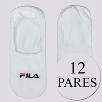 Kit Meia Fila 12 Pares Cano Invisível Branco