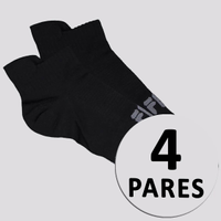 Kit Meia Fila Fast 4 Pares Preto