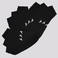 Kit Meia Kappa 9 Pares Sapatilha Preta