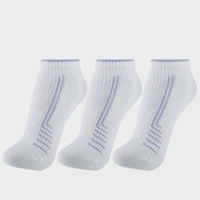 Kit Meia Lupo Sport Roma Cano Curto 3 Pares Branca