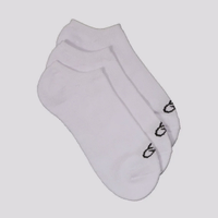 Kit Meia Olympikus Tripack Cano Curto Branco