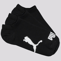 Kit Meia Puma Sapatilha 3 Pares Infantil Preta