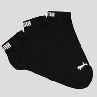 Kit Meia Puma Sapatilha 3 Preta