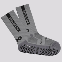 Meia de Futebol Pro Socks Ultragrip Cinza