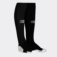 Meião Umbro Team Preto com Branco