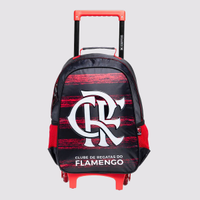 Mochila Xeryus Flamengo CRF 16 com Rodas Vermelha e Preta