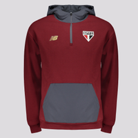 Moletom New Balance São Paulo Viagem Bordô