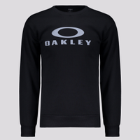 Moletom Oakley Crew Neck Preto
