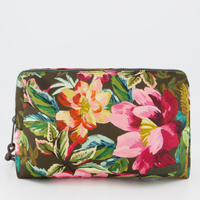 Necessaire Farm Ora Bolas Painted Flowers Verde