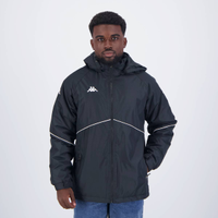 Parka Kappa Dobby Sport Preta