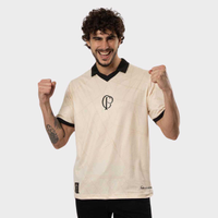 Polo Corinthians 115 Anos Bege